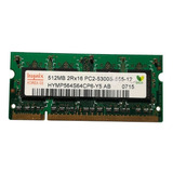 Memoria Sodimm Ddr2 512mb 5300 667mhz