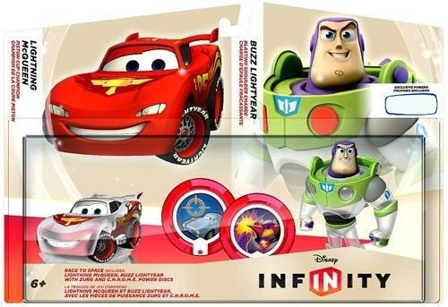 Figuras Rayo Mcqueen Y Buzz Lightyear Para Disney Infinity