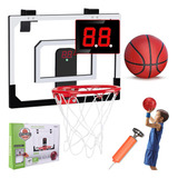 Kit Mini Aros De Basketball Lnterior Con Función Puntuación