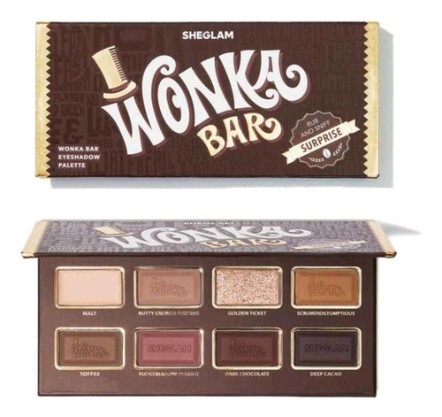 Paleta De Sombras Willy Wonka Original Sheglam 