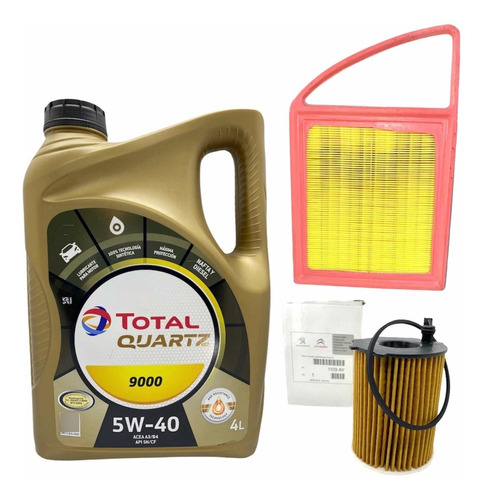 Kit Service Partner 1.6 Hdi 4l Aceite Total 5w40 Y Filtros