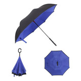 Paraguas Reversible Doble Capa Proteccion Uv Reforzado Env G