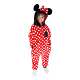 Minnie Mouse Kigurumi Pijama Macacão Cosplay Oficial Disney