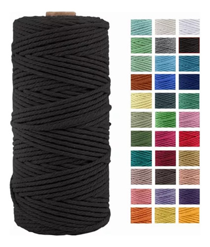 Cordón Para Macramé De 3 Mm Rollo De 100 Metros