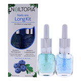 Kit Nails Are Long De Nailtopia Para Mujer, Kit De 2 Piezas,