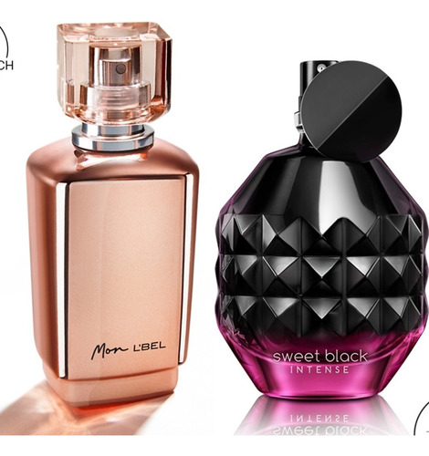Perfume Mon Lbel + Sweet Black Intense - mL a $1129
