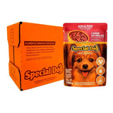 Caixa 12un Ração Úmida Special Dog Cães R Pequena Carne 100g