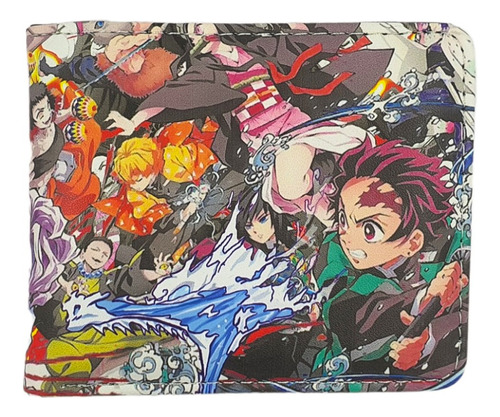 Cartera Gamer Juvenil Geek Manga Anime Demon Slayer 