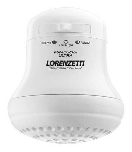 Chuveiro Elétrico Lorenzetti Maxi Ducha Ultra 5500w 220v