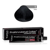  Coloração Yamá Professional Nano Infusion 60g Todas As Cores Tom 1.0 Preto Color