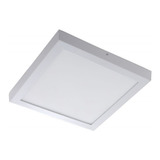 Panel Plafon Led Aplicar Cuadrado 24w Blanco Neutro 30x30cm Color Blanco Neutro 4000k