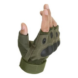 Guantes Tácticos Corto Estilo Militar Moto Airsoft Bicicleta