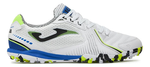 Tenis Futbol Rapido Joma Dribling 2402 Turf Blanco