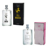 Kit 2 Perfumes Feminino + Masculino Importado Promoção 