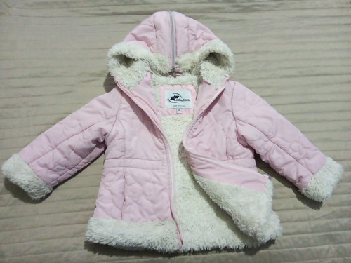 Campera De Nena Importada De Diseño Abrigada Talle 3t Kc Col