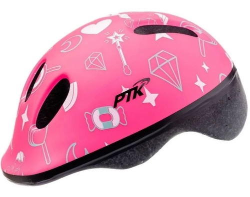 Capacete Bicicleta Infantil Ptk Ajustável Crianças Promoção