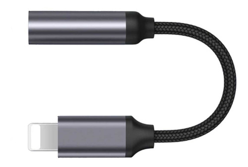 Adaptador Lightning 3.5mm Audífonos Compatible Con iPhone