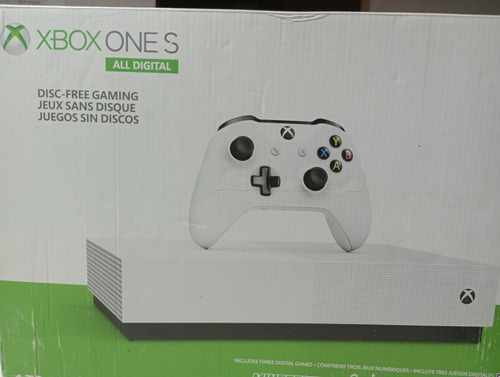 Microsoft Xbox One S 1tb All-digital Edition  Color Blanco