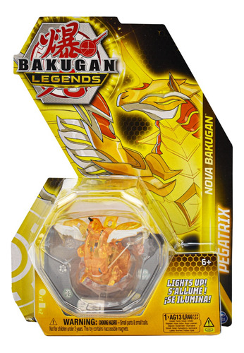Bakugan Legends Pegatrix Dorado Nova Bakugan Luz Spin Master