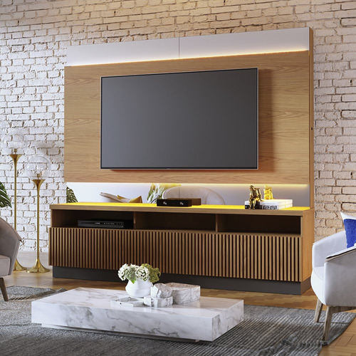 Estante Home Theater Com Led Para Tvs Até 70 Polegadas Wt