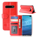 Funda De Cuero Para Galaxy S10 Plus