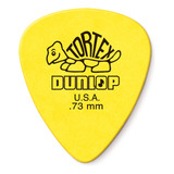 Púas De Guitarra Dunlop Tortex Standard, 73 Mm, Amarillas, P