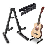 Base Soporte Para Guitarra O Bajo Metálico Transporte Fácil