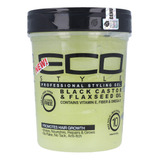 Eco Style Ecoco Gel - Aceite De Linaza De Ricino Negro - Br.