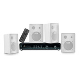 Kit Som Ambiente Bluetooth Frahm Slim 2500 +4 Caixas Brancas