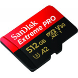 Tarjeta De Memoria Microsd Sandisk Extreme Pro 512gb