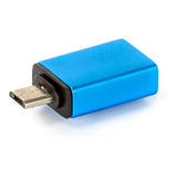 Adaptador Usb Android Com Função Otg - Azul