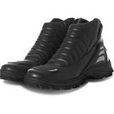 Bota Moto Combat Street 100% Cuero Negro Pro Tork