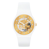 Reloj Swatch Mujer Sparkling Circle Sunray Glam So29w105-s14