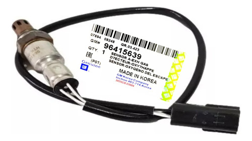 Sensor Oxigeno Chevrolet Aveo Lt Ls 2008-2014 Epica 4 Cables Foto 9