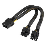 Cable Adaptador Splitter Pcie 8 A 2x 8 (6+2) Mallad Mineria.