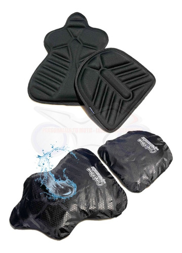 Cojines Viaje Moto Comfort Seat Talla L + Forro Impermeable