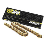 Cadena Marca Pro Taper (134 Eslabones) Color Dor