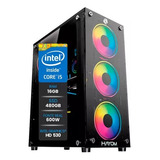 Cpu Pc Completo Gamer I5 6500 16gb Ssd 480 Fonte 600w Rgb