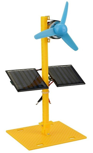 Kit Ventilador Solar Doble Celda Solar Diy Ciencia Stem