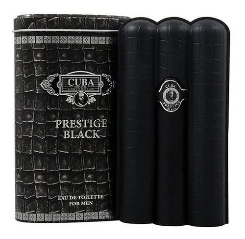 Perfume Cuba Prestige Black Masculino 90ml  ~ Envio Expresso