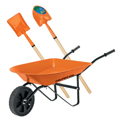 Kit P\u002Fniños Carretilla + Pala Redonda+ Pala Cuadrada Truper Color Naranja | Envío gratis