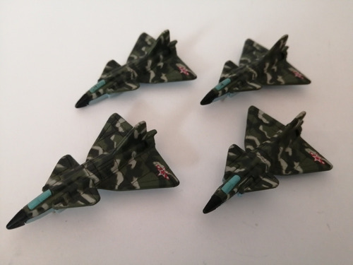 Micromachines Escuadrón 4 Aviones Saab Viggen Suecos 1 /200