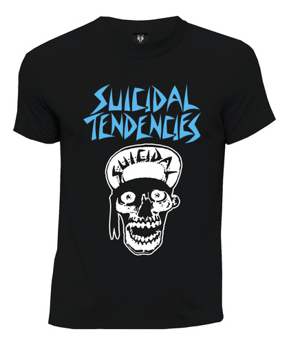 Camiseta Rock Metal Suicidal Tendencies Calavera
