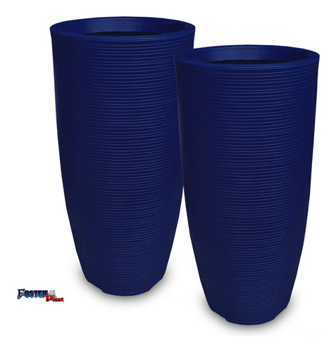 2 Vasos De Planta Grande Alto Resistente Decorativo R 90x40