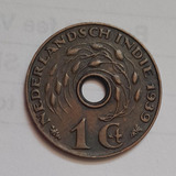 Moneda India Orientales Holandesas 1 Centavo, 1939