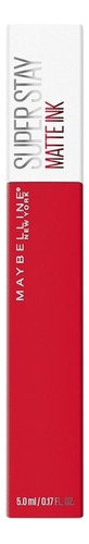 Labial Líquido Maybelline Super Stay Matte Ink - 5ml Acabado Mate Color Shot Caller