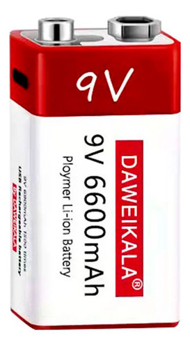 Bateria Recarregável Daweikala 9 Volts