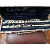 Flauta Transversal Gemeihardt Modelo M3 Vintage, Niquelada.