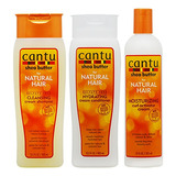 Cantu Shea Butter Shampoo Hidratante Acondicionador Para Riz