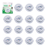 Kit 20 Spot De Led Redondo Par 20 Alltop 7w Taschibra 